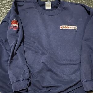 Vintage Ultra Blend Heavyweight Sweatshirt with I AM CANADIAN Embroidery